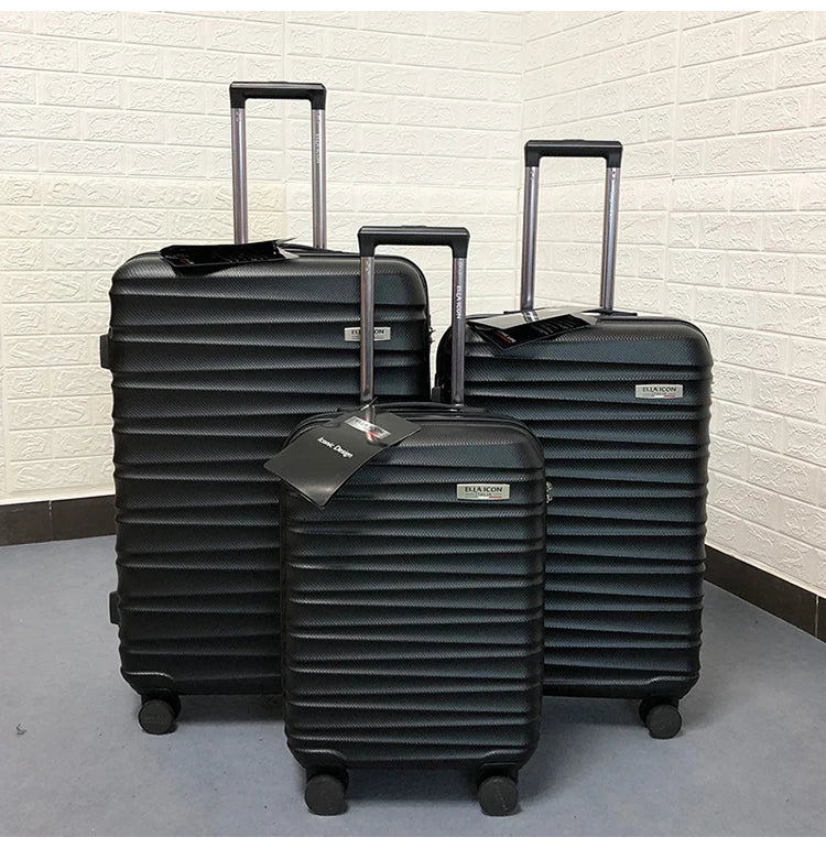 Men's Business Luxury Suitcase Available in 20", 24", and 28" Sizes | ABS Rolling Luggage Spinner